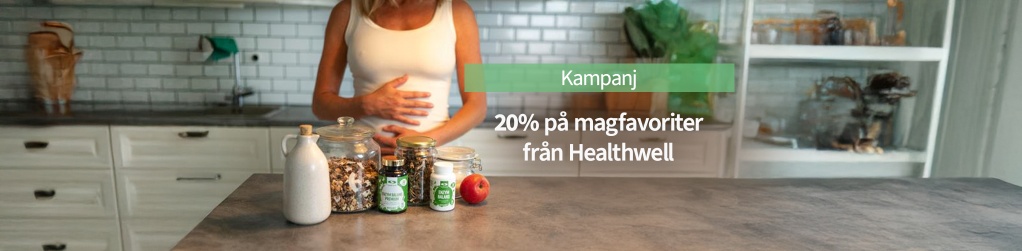 Magfavoriter frn Healthwell  20 %
